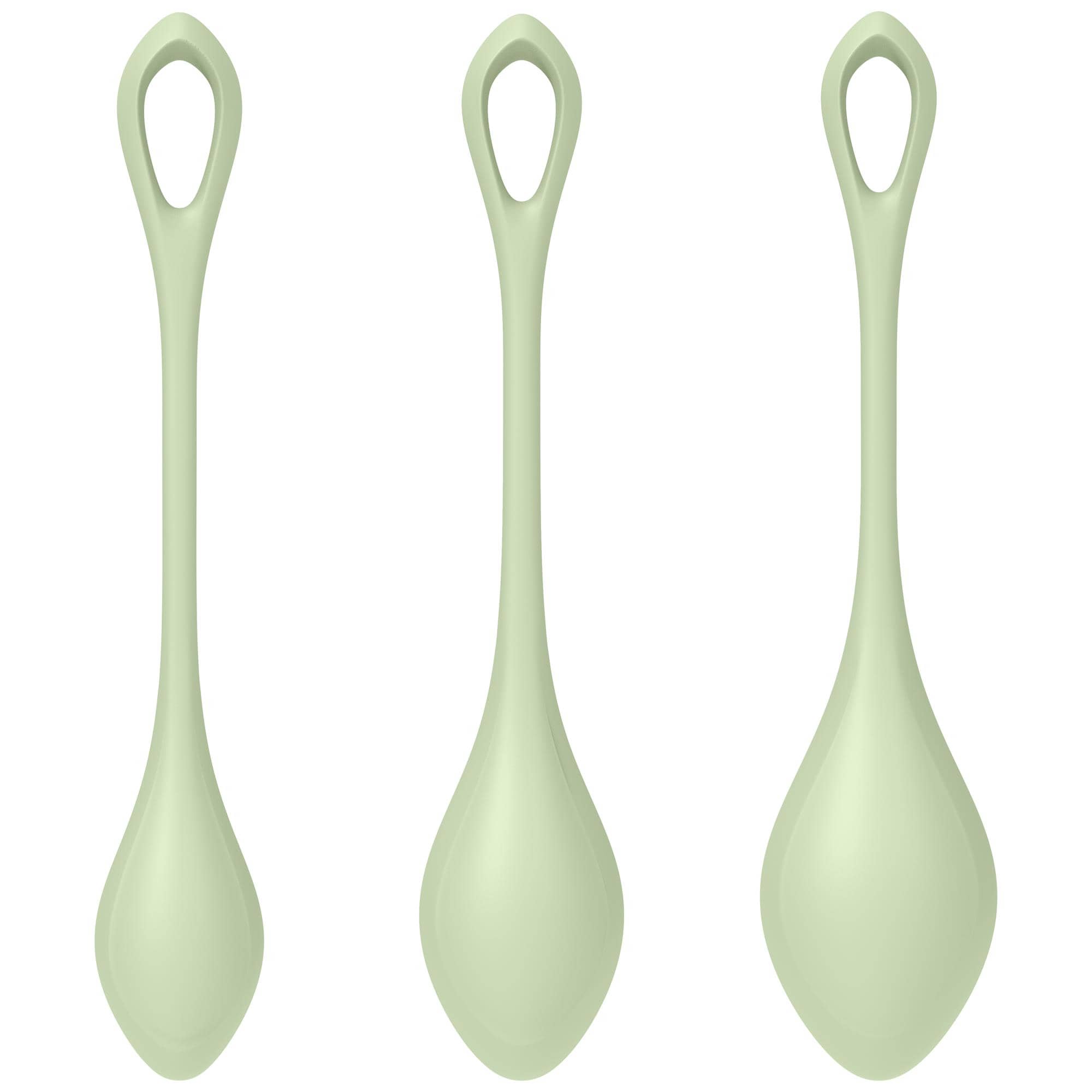 Набор вагинальных шариков Satisfyer Yoni Power 2, голубой 9043859 - Satisfyer - Цельнолитые вагинальные шарики - Купить