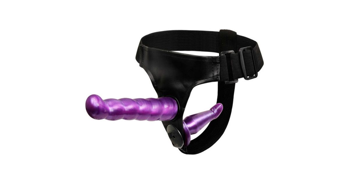 Страпон с вагинальной стимуляцией Orion Strap On Duo, телесный 5671590000 - Orion - Страпоны на трусиках и ремешках - Купить