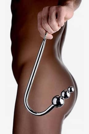Alla Steel Anal Hook with Beads