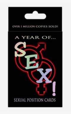 Sexspel A Year Of Sex Card Game