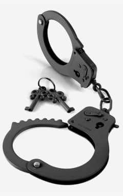 Bondage / BDSM Designer Metal Handcuffs Black