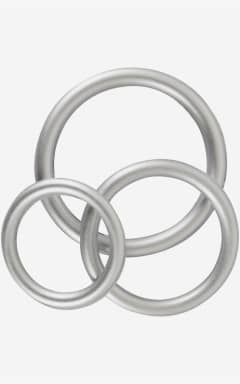 Kukring Metallic Silicone Cock Ring Set