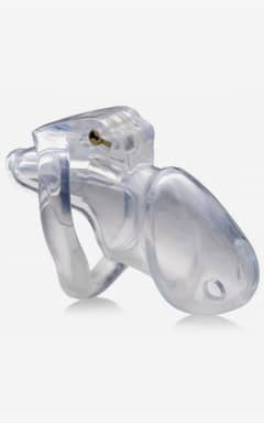 Kyskhetsbälten Clear Captor Chastity Cage With Keys Medium