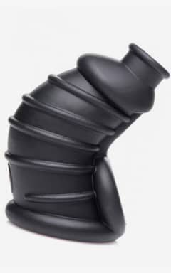 För honom Dark Chamber Silicone Chastity Cage