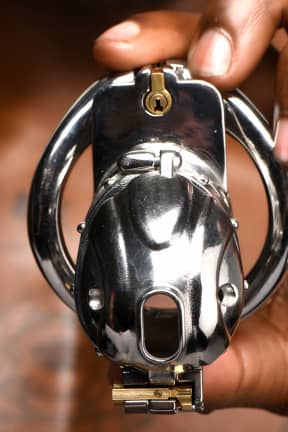 Bondage / BDSM Deluxe Lockable Chastity Cage