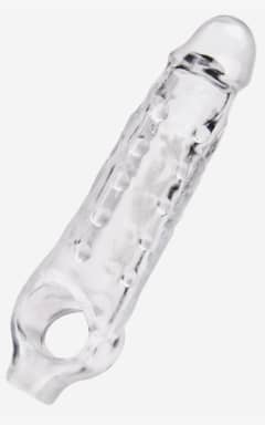 Alla Clear View Studded Penis Extender with Ball Loop