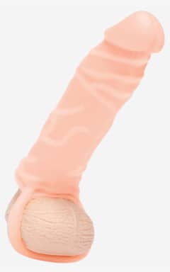 Alla Silicone Realistic Penis Extender with Ball Loop Flesh