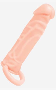 Alla Silicone Realistic Penis Extender with Ball Loop Flesh