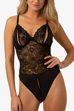 Sexiga Underkläder Besired Wetlook Bodysuit Vesper - Sexig Body